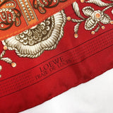 LOEWE scarf silk Red Women Used - JP-BRANDS.com