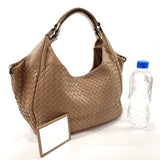 BOTTEGAVENETA Handbag Intrecciato Campana leather beige unisex Used